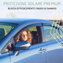 Carica l'immagine nel visualizzatore di Gallery, DEPAR Parasole per auto per bambini con protezione UV, set di 2 pezzi, 51 x 31 cm, parasole per finestrini laterali, mot