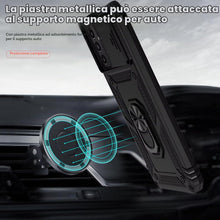Carica l'immagine nel visualizzatore di Gallery, Cover per Samsung galaxy A13 5G / A04s con Vetro Temperato Custodia con Scorrevole Protezione Fotocamera Custodia Rotant