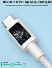 Carica l'immagine nel visualizzatore di Gallery, iMangoo 120W Cavo USB C intrecciato per Redmi Note 15/14/13/12/11/10Pro 2m