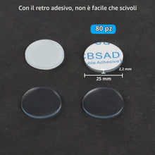 Carica l'immagine nel visualizzatore di Gallery, 80 Pz Tampone da Tavolo in Vetro（ 25 mm x 2,2 mm）