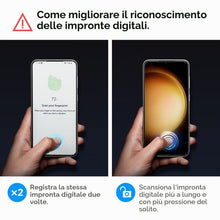 Carica l'immagine nel visualizzatore di Gallery, Spigen EZ Fit Vetro Temperato [2 Pezzi] per Samsung Galaxy S23