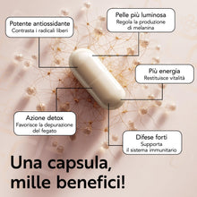 Carica l'immagine nel visualizzatore di Gallery, Glutatione Liposomiale 250 mg PiùLife, 60 Capsule Vegetali