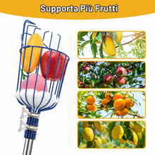 Carica l'immagine nel visualizzatore di Gallery, MaidMAX Raccoglitore di Frutta, 4m Fruit Picker, Raccoglifrutta Arancia Mela Raccoglitrice con Palo in Acciaio Inox Legg