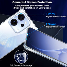 Carica l'immagine nel visualizzatore di Gallery, Yohii Cover per Oppo Reno15 F/Reno 15 FS 5G (No per Reno15) con 2 Pezzi Vetro Temperato, [Protezione Fotocamera] Custodi