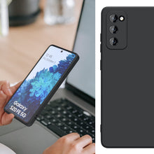Carica l'immagine nel visualizzatore di Gallery, Tobfit Custodia per Samsung Galaxy S20 Fe/ S20 Fe 5G Cover, Custodia in Silicone Liquido Ultra Sottile con Fodera in Mor