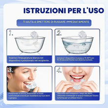 Carica l'immagine nel visualizzatore di Gallery, Bite Bruxismo Notturno, Dispositivo Anti Russamento, Aiuta a Ridurre il Russare, Confortevole e Facile da Pulire, Per Uo