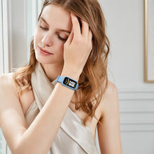 Carica l'immagine nel visualizzatore di Gallery, 5 Pezzis Silicone Cinturini Compatibile con Xiaomi Smart Band 9 Active/Redmi Smart Band 3, Regolabile Sportivo Cinturino