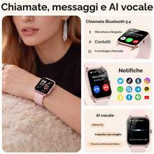 Carica l'immagine nel visualizzatore di Gallery, Smartwatch Donna,1.83''Orologio Smartwatch Donna con Chiamate/Notifiche WhatsApp,120 Modalità Sportive, Sonno Cardiofreq