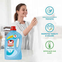 Carica l'immagine nel visualizzatore di Gallery, Omino Bianco Detersivo Lavatrice, Muschio Bianco, 132 Lavaggi, 1760 ml x 3