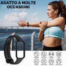 Carica l'immagine nel visualizzatore di Gallery, 3 Pezzi Cinturini in Silicone per Xiaomi Smart Band 8 Active, Cinturino di Ricambio Impermeabile Traspirante Braccialett