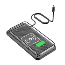 Carica l'immagine nel visualizzatore di Gallery, TICFOX Tappetino Di Ricarica Per Auto, Caricatore Wireless Auto Pad, Caricabatterie wireless per auto da 15W per telefon