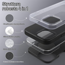 Carica l'immagine nel visualizzatore di Gallery, JETech Cover in Silicone per iPhone 14, Nero