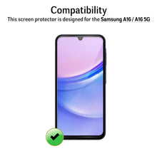 Carica l'immagine nel visualizzatore di Gallery, Vetro Temperato per Samsung Galaxy A16 5G / A16 4G [2 Pezzi] Vetrino Protettivo Pellicola Protezione Schermo