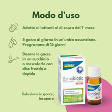 Carica l'immagine nel visualizzatore di Gallery, Osmobiotic Flora Baby - Fermenti Lattici per Neonati e Bambini 5 ml