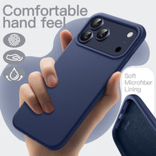Carica l'immagine nel visualizzatore di Gallery, JETech Cover in Silicone per iPhone 17 Pro, Blu Scuro