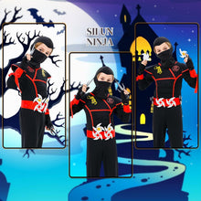 Carica l'immagine nel visualizzatore di Gallery, Costume Ninja Bambini con Accessori in Plastica e Schiuma, da Halloween a Carnevale e Festa (L)