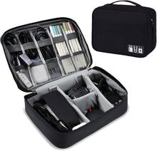 Carica l'immagine nel visualizzatore di Gallery, AiQInu Organizer Cavi Borsa da Viaggio Organizzatore Cavi Resistente All'acqua Portatile Porta Cavi Organizer per Caricatore, Chiavetta USB, Auricolare, Power Bank, Hard Disk, Scheda SD