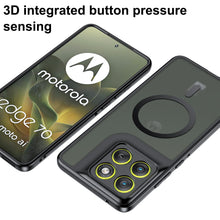 Carica l'immagine nel visualizzatore di Gallery, Effcotuo Cover Magnetica per Motorola Moto Edge 70 Custodia con MagSafe con Pellicola Protettiva Vetro Temperato, Silico