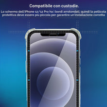 Carica l'immagine nel visualizzatore di Gallery, Vetro Temperato per iPhone 12 / iPhone 12 Pro [3 Pezzi] Vetrino Protettivo Pellicola Protezione Schermo