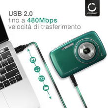 Carica l'immagine nel visualizzatore di Gallery, CELLONIC 8 Pin Mini Cavo dati USB compatibile con Nikon D750 D3300 D5200 D5300 D3200 D7200 Coolpix 3100 3200 5600 B500, 