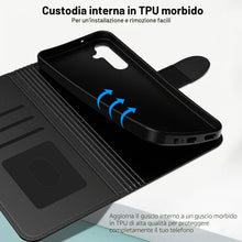 Carica l'immagine nel visualizzatore di Gallery, Tawarror Cover per Samsung Galaxy A05S, Custodia Rimovibile 2 in 1 Premium Pelle PU Portafoglio con Funzione Supporto Pi