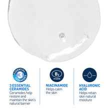 Carica l'immagine nel visualizzatore di Gallery, Schiuma Detergente Viso 473ml con Ceramidi, Niacinamide e Acido Ialuronico - Ipoallergenica e Senza Profumo per una Pell