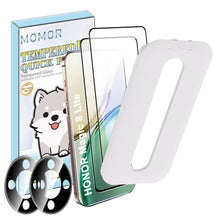 Carica l'immagine nel visualizzatore di Gallery, zZjoOoj Pellicola Protettiva Vetro Temperato per HONOR Magic 8 Lite e Protezione Lente Fotocamera,Rimozione Automatica D