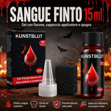 Carica l'immagine nel visualizzatore di Gallery, Sangue Finto Lavabile Trucchi Halloween Viso Make up Kit