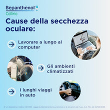 Carica l'immagine nel visualizzatore di Gallery, Bepanthenol Collirio, Lacrime Artificiali Occhi Secchi, Ialuronico, 10ml