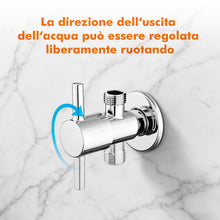 Carica l'immagine nel visualizzatore di Gallery, Ibergrif M22025-3/8 Valvola Squadra 1/2 Pollice Rubinetto Arresto