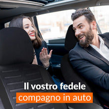Carica l'immagine nel visualizzatore di Gallery, Upgrade4cars Coprisedile Singolo Lato Guida Nero Universale Accessori Auto