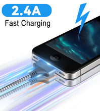 Carica l'immagine nel visualizzatore di Gallery, Cavo di ricarica USB a 30 pin, cavo di ricarica per i-Phone 4, ricarica e sincronizzazione rapida USB, compatibile con i