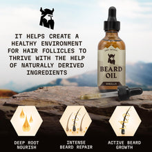 Carica l'immagine nel visualizzatore di Gallery, Striking Viking Balsamo e olio per la barba di origine naturale con oli di Argan e Jojoba - Ammorbidente e idratante per