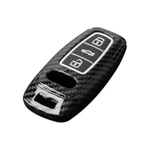 Carica l'immagine nel visualizzatore di Gallery, kwmobile Custodia Copri Chiave Compatibile con Audi A6 A7 A8 Q7 Q8 Keyless 3 Tasti - Cover Coprichiave Telecomando Auto 