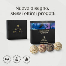 Carica l'immagine nel visualizzatore di Gallery, Satin Naturel 4 Bombe da Bagno Bio di Lusso