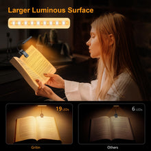 Carica l'immagine nel visualizzatore di Gallery, Gritin 19 LED Luce per Lettura Libri a Letto, Ricaricabile con Clip