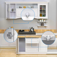 Carica l'immagine nel visualizzatore di Gallery, Push Pull per Ante Jiayi 2 Pezzi Apertura a Pressione Ante Chiusura Magnetico Pressione Home Push to Open Custodia in Al