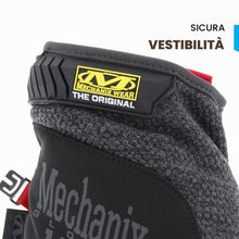 Carica l'immagine nel visualizzatore di Gallery, Mechanix ColdWork Original Guanti da lavoro invernali da uomo, Nero - M