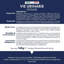Carica l'immagine nel visualizzatore di Gallery, Dx&amp;Vx Vie Urinarie Donne, Integratore per la Funzionalità delle Vie Urinarie, con Fermenti Lattici Vivi, Mirtillo Rosso,