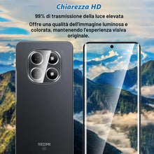 Carica l'immagine nel visualizzatore di Gallery, 2+2 3D Vetro Temperato per Xiaomi Redmi Note 15 4G/5G Pellicola