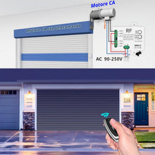 Carica l'immagine nel visualizzatore di Gallery, 433 Mhz RF Interruttore Remoto Wireless Ricevitore Relè A 2 Canali AC 220V 230V 240V Con 2 Telecomandi Per Porta Del Gar