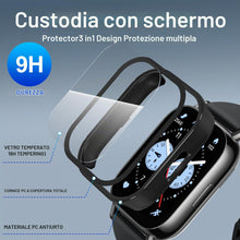 Carica l'immagine nel visualizzatore di Gallery, Diruite 3 Pezzi Cover per Xiaomi Redmi Watch 5 Lite Vetro Temperato Pellicola Protettiva PC Rigido Case Protettiva Ultra