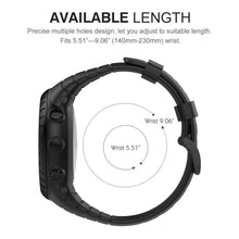 Carica l'immagine nel visualizzatore di Gallery, MoKo Cinturino Compatibile con Suunto Core Smart Watch, Nero