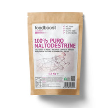 Carica l'immagine nel visualizzatore di Gallery, foodboost Maltodestrine in Polvere 1,5 kg Sforzo Intermedio