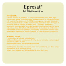 Carica l'immagine nel visualizzatore di Gallery, Salus Epresat - Integratore alimentare Multivitaminico per un sostegno energetico e ricostituente e utile per le difese 