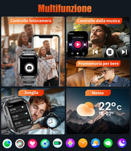 Carica l'immagine nel visualizzatore di Gallery, LIGE Smartwatch Uomo Con 3 Cinturini, Schermo HD 2,01", Orologio Smart Con Chiamata Bluetooth, Cardiofrequenzimetro 24/7