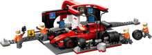 Carica l'immagine nel visualizzatore di Gallery, LEGO City Pitstop e meccanici con monoposto Ferrari F1-60443