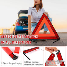 Carica l'immagine nel visualizzatore di Gallery, Triangolo Auto Omologato Kit, 2in1 Kit Auto Emergenza