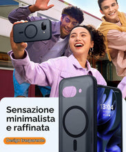 Carica l'immagine nel visualizzatore di Gallery, CANSHN Magnetica Cover per Google Pixel 9a (6.3 Pollici), [Protezione Completa Della Fotocamera] Custodia Traslucida Opa
