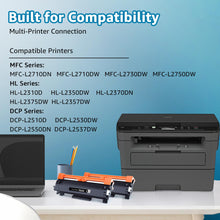 Carica l'immagine nel visualizzatore di Gallery, TN2420 Compatibile Toner Brother MFC L2710DW TN2420 Toner Brother MFC L2710DN Toner Brother MFC L2730DW Toner TN 2420 Brother TN2410 MFC-L2710DW MFC-L2750DW DCP-L2510D HL-L2350DW DCP-L2550DN (2 nero)